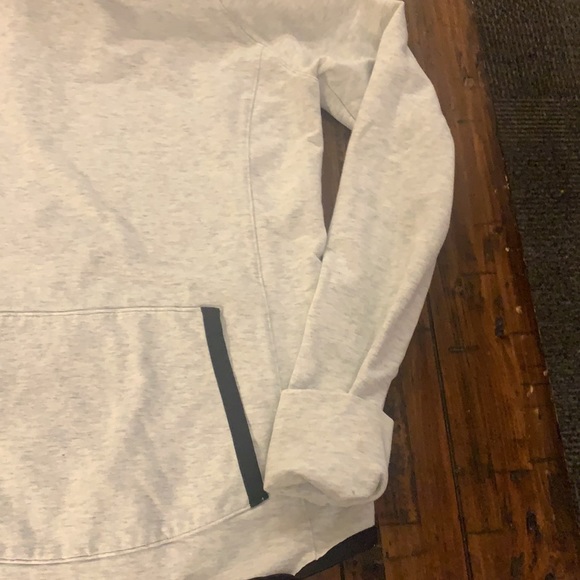 Athleta hoodie gray with black trim extra coverage on the collar - XXS - Picture 3 of 6